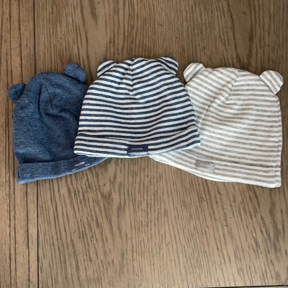 Baby Gap Bear Ear Beanies